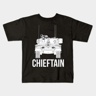 British Chieftain Mk 5 Main Battle Tank Kids T-Shirt
